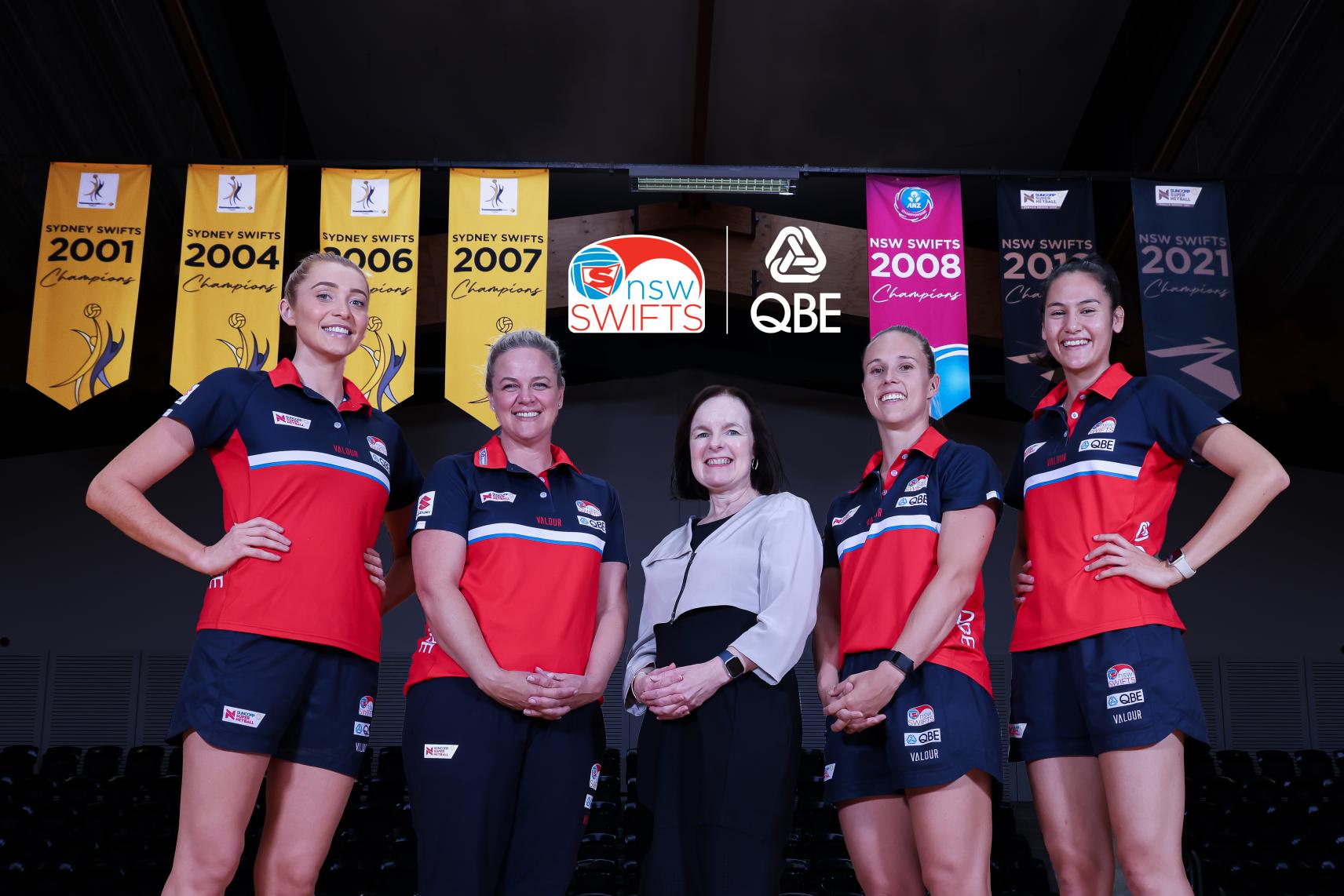QBE to Swifts for another three years NSW Swifts